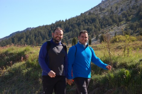 Los hermanos Javier y Felipe