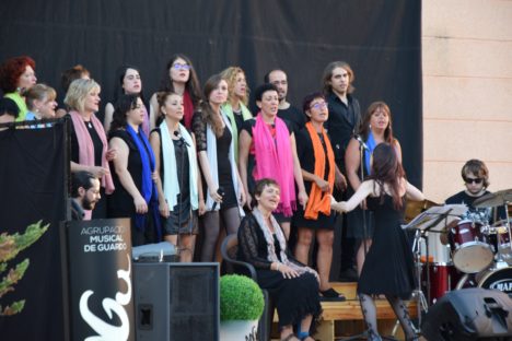 El coro burgalés Ebro River Sound, en el concierto del sábado en Guardo